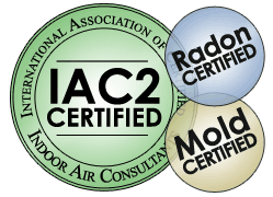 Indoor Air Consultant, Radon Certified, Mould Certified